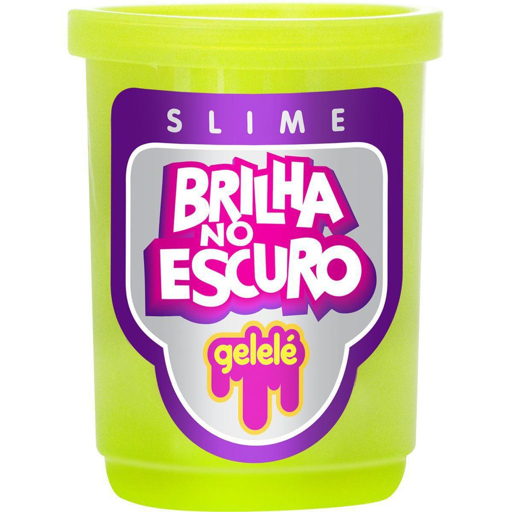 Slime Gelelé Brilha No Escuro 110g