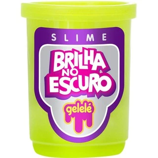 Slime Gelelé Brilha No Escuro 110g