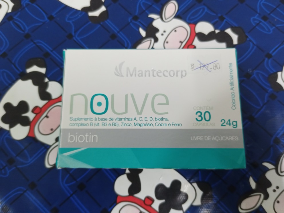 Nouve Biotin Mantecorp 30 Cápsulas