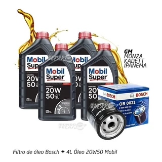 Kit Troca De Oleo Monza Kadett Ipanema Efi Bosch Mobil