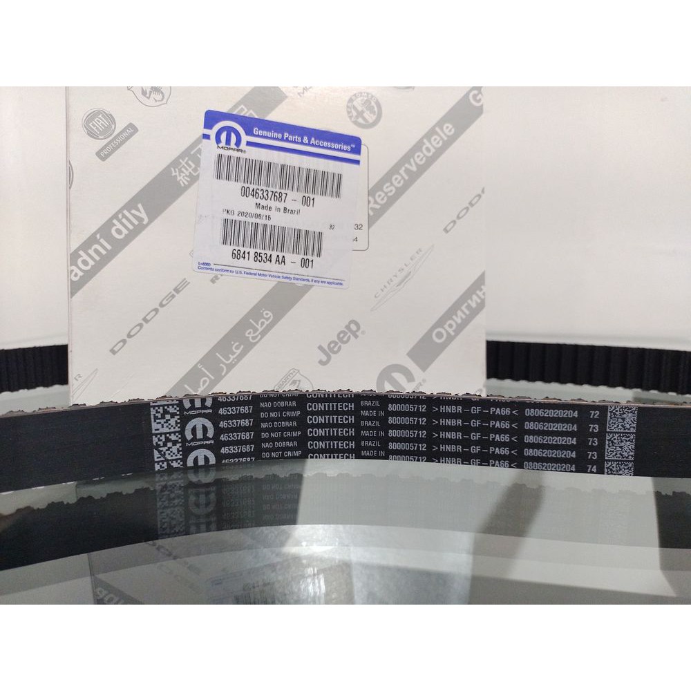 Correia Dentada HNBR 46337687 ORIGINAL FIAT (Motor Fire 1.3-1.4