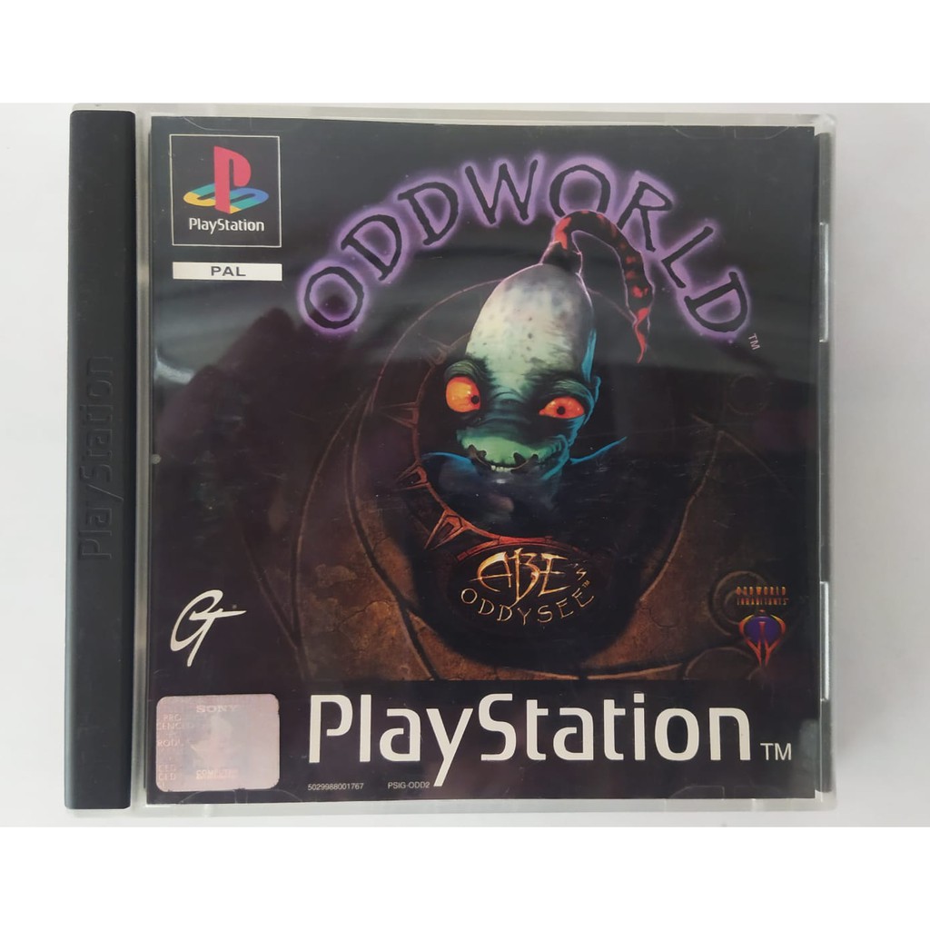 Jogo Oddworld Abes Oddysee Ps1 Versão Pal 100 Original Shopee Brasil