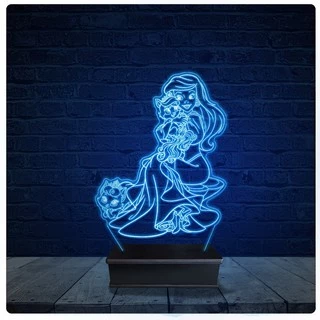 Luminária Led Acrilico Abajur - Desenho infantil 01 Presente