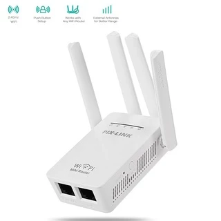 Repetidor 4 Antenas Roteador De Sinal Wifi Sem Fio Super Potente Pixlink