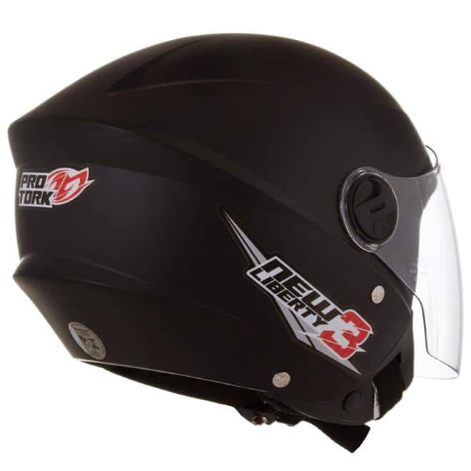 Capacete New Liberty Trhee Preto Fosco ProTork