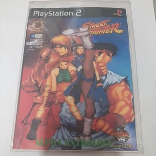 ps2 street fighter alpha anthology novo raridade varios jogos