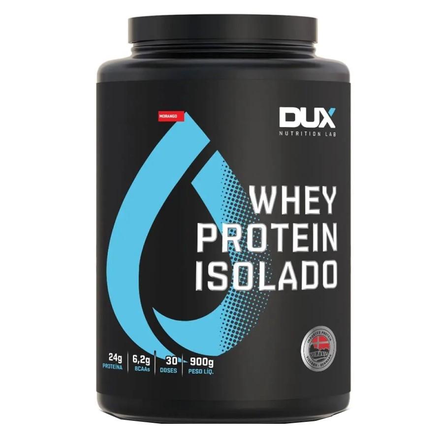 Whey Protein Isolado – 900g – Morango – Dux Nutrition