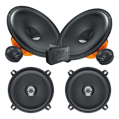 Alto falante Kit 2 Vias Hertz Dsk165 6 Polegadas + Coaxial Dcx130