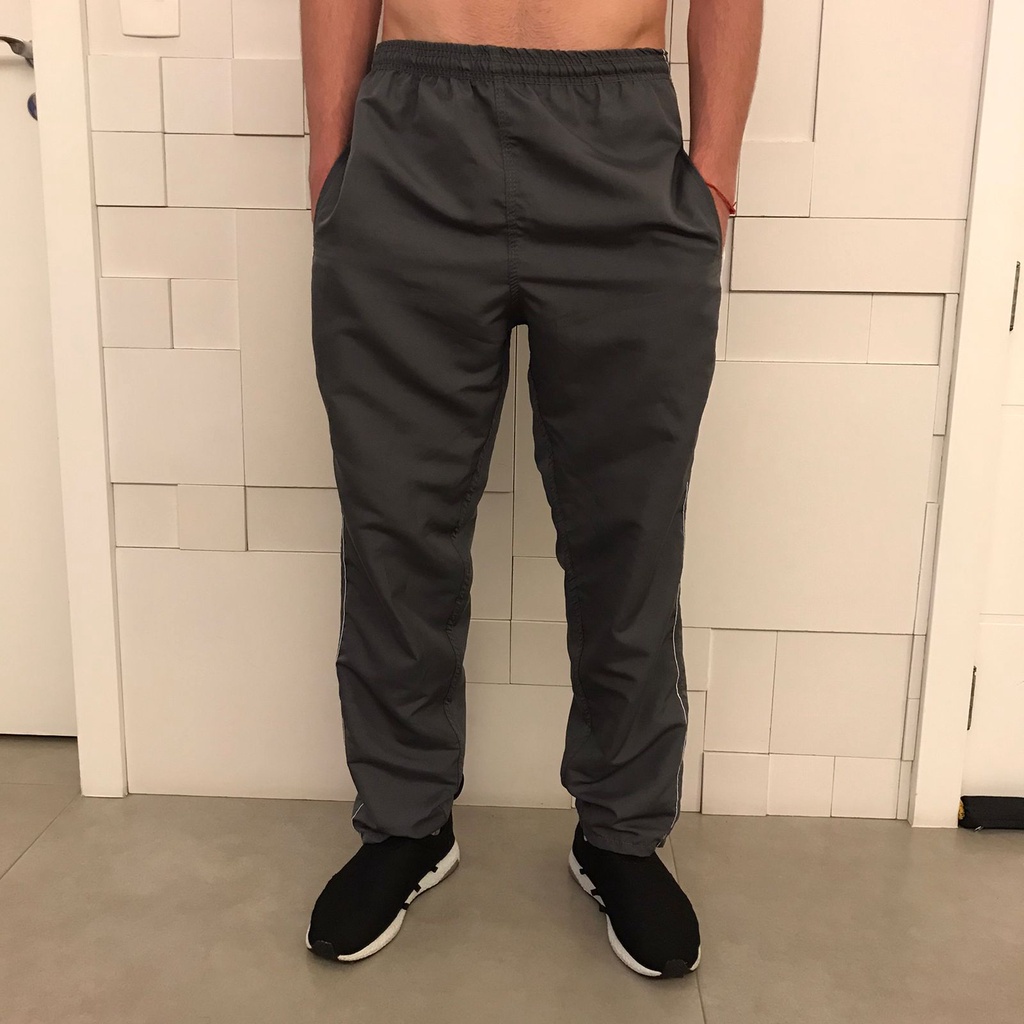 Calça poliester hot sale com elastano masculina