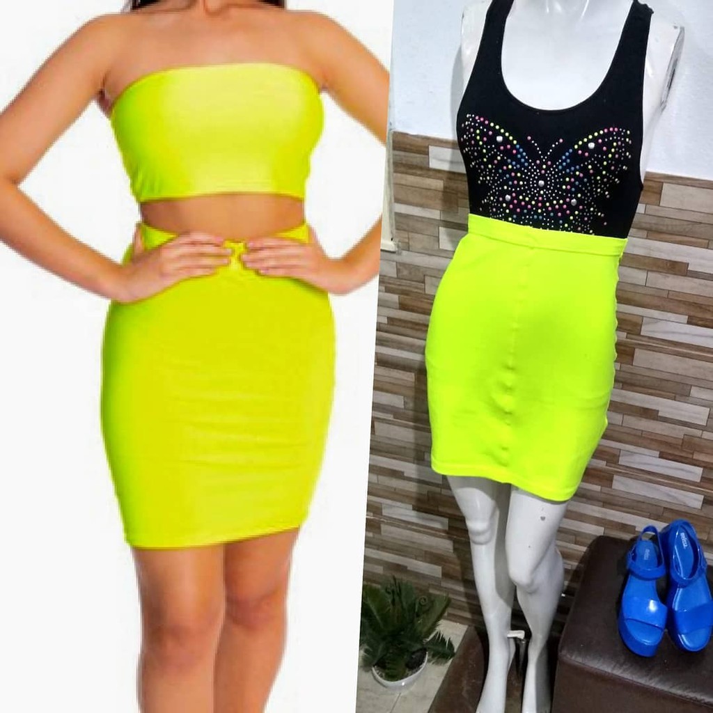 Saia store verde fluorescente