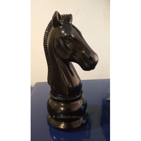 1 peça Decoração artística Cabeça Cavalo Xadrez