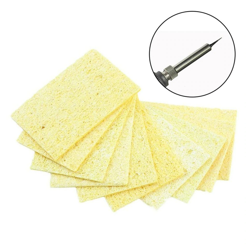 Esponja vegetal para limpeza de ferro de solda | Shopee Brasil