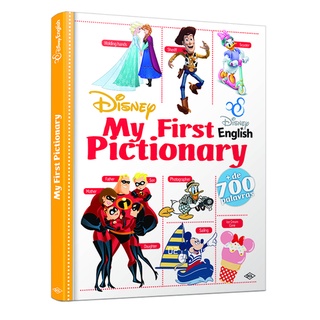 Livro Pictionary Disney Primeiras Palavras Em Inglês