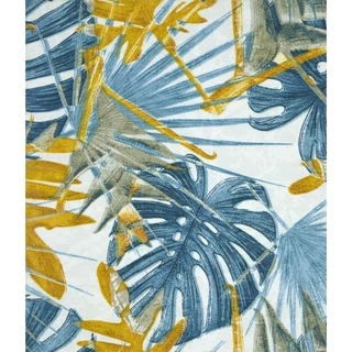 Tecido Jacquard Estampado Floral 1,40m X 1,00m Cor: 9049