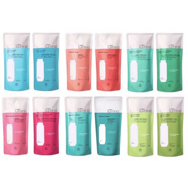 Kit Refil Shampoo + Condicionador Natura Lumina Original Lacrado Várias Opções