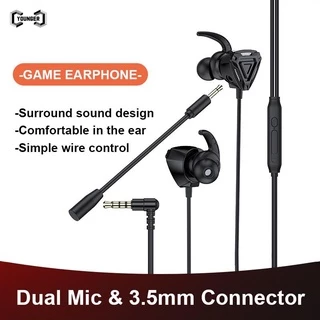 GM3 Fones De Ouvido Intra-Auriculares Com Fio De 3,5mm Para Esportes/Estéreo Microfone