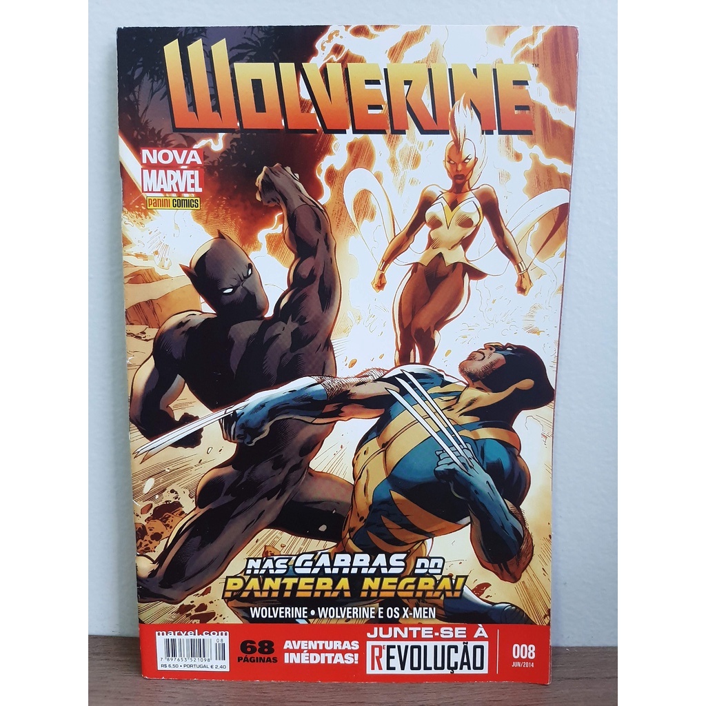 Wolverine vs Pantera Negra Nova Marvel | Shopee Brasil