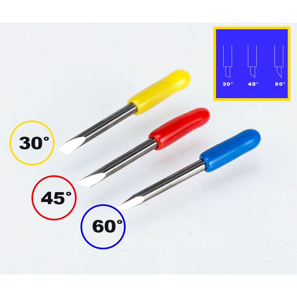 10 Agulhas Lâminas Para Plotter De Recorte 30 45 60 Roland