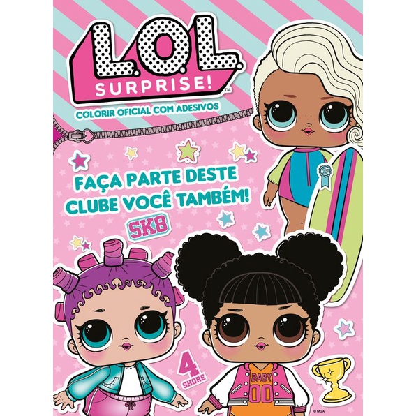 50 Desenhos Para Pintar E Colorir Bonecas Lol Surprise - Folha A4 Avulsa !  2 Desenho Por Folha! - #0308