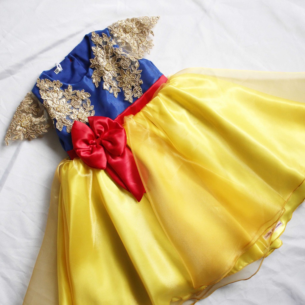 Vestido de branca de neve hot sale 1 ano