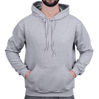 Moletom Canguru Com Capuz Casaco Feminino e Masculino Flanelado Unissex Inverno Liso Frio Algodão Blusa