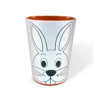 Copo para Colorir Color Coelho de Páscoa 10cm - 01 unidade - Rizzo em Oferta na Shopee