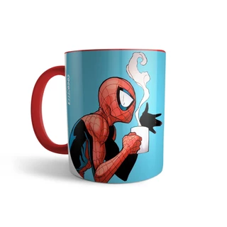 Caneca Homem Aranha Café