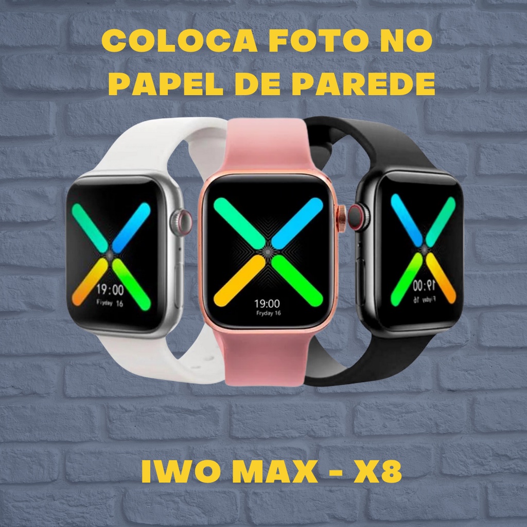 Smartwatch Iwo Max Modelo X Lan Amento Shopee Brasil