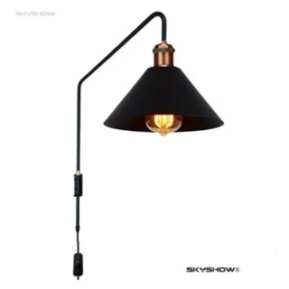 Arandela Industrial Slim Parede Cone Skyshow® Nordic Retro