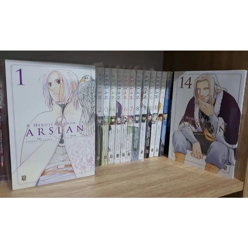 a Heroica lenda de Arslan (1 ao 14) | Shopee Brasil