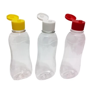 30 Frascos Plástico Cristal Pet 200ml C/ Tampa Fliptop Cat