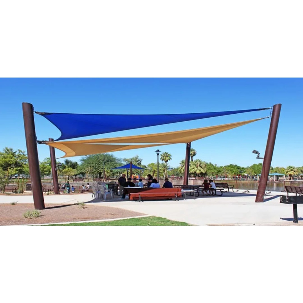 Tela Toldo Shade/tela Sombrite 90%/tela Garagem /tela Decorativa Azul 90% 2x1,80