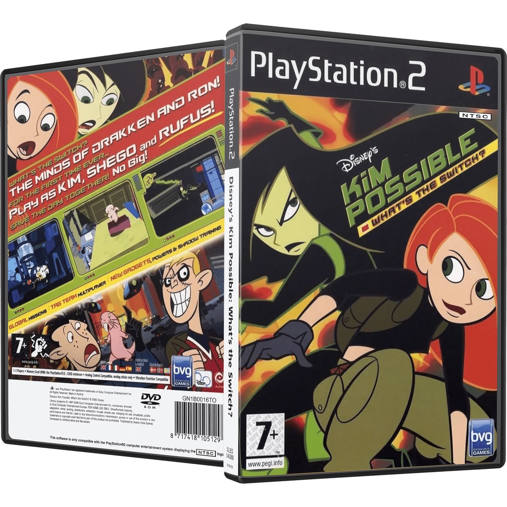 Disney's Kim Possible - What's the Switch (USA) para ps2 | Shopee Brasil