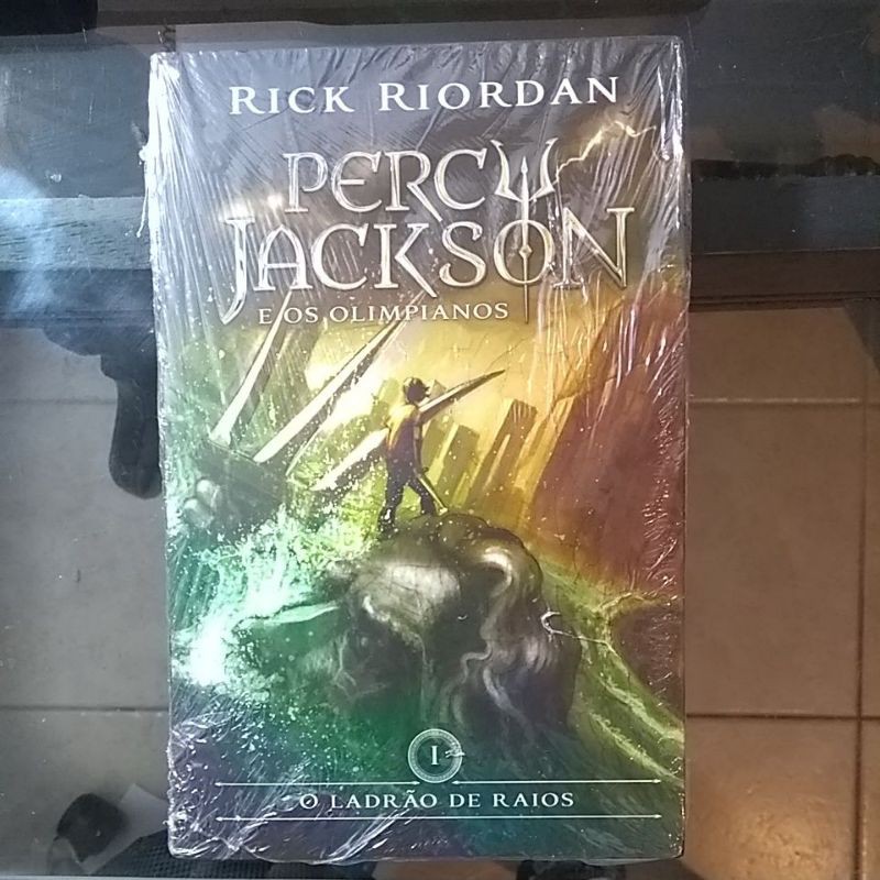 Percy Jackson e os Olimpianos O Ladrão de Raios Livro com a nova capa Shopee Brasil