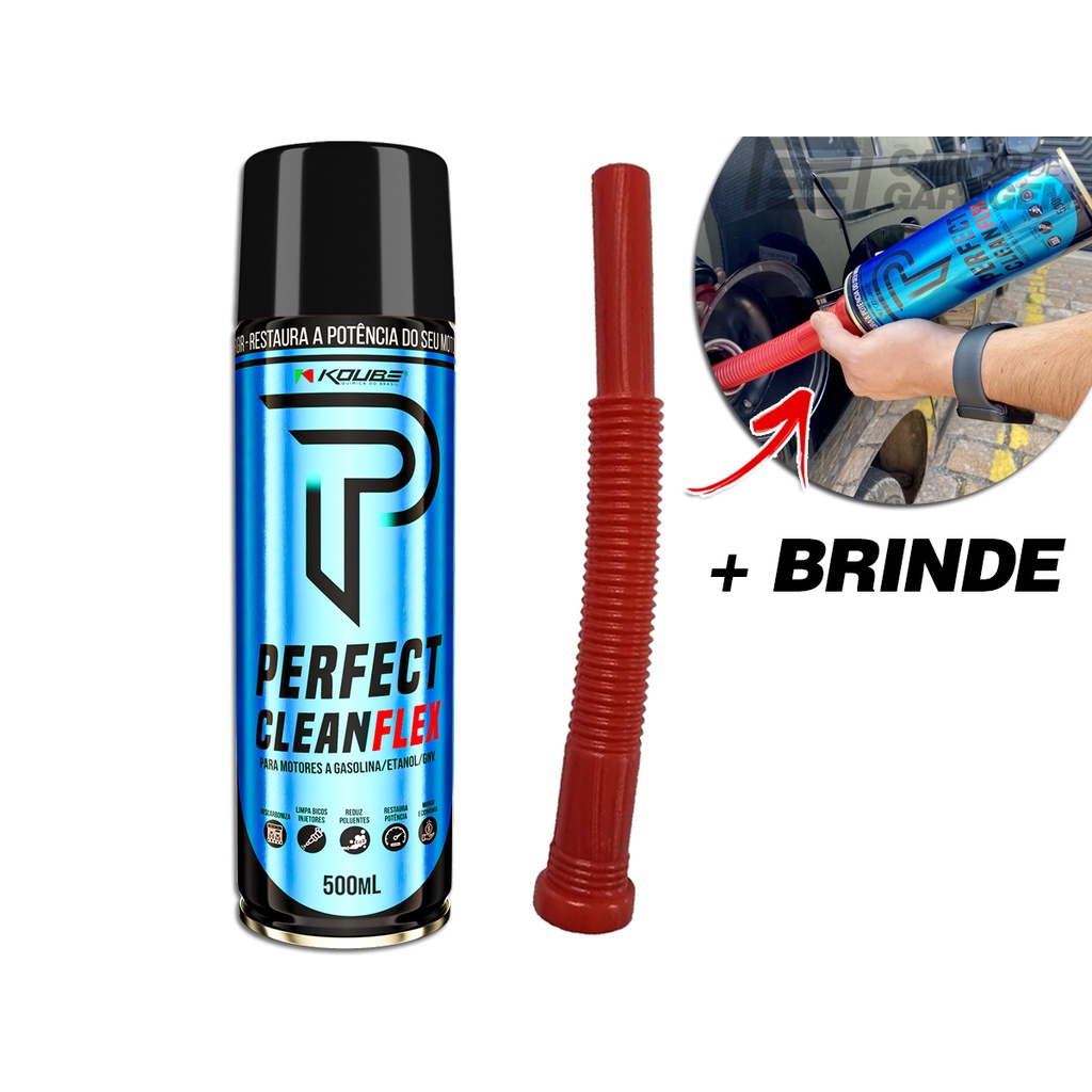 Perfect Clean Flex Descarboniza Limpa Bicos + Brinde Aplicador Exclusivo Koube