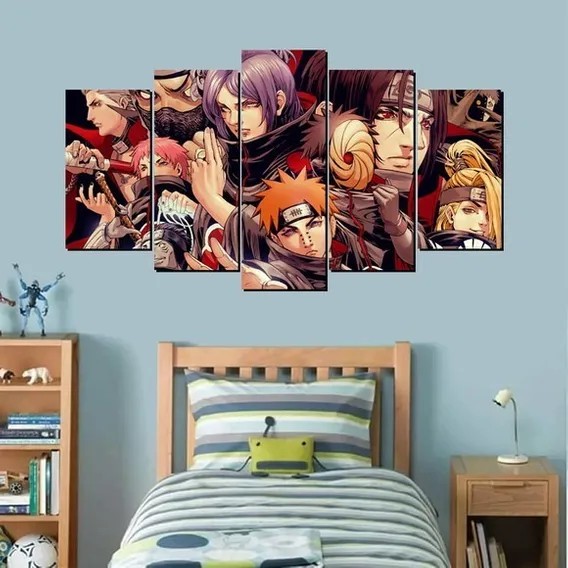 Quadro decorativo Itachi Uchiha Akatsuki Naruto Anime para sala quarto no  Shoptime