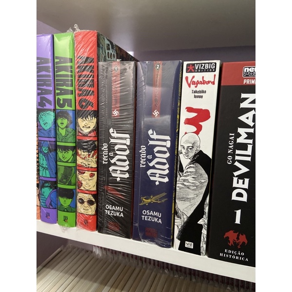 Recado a Adolf 1 e 2 Mangá Pipoca e Nanquim