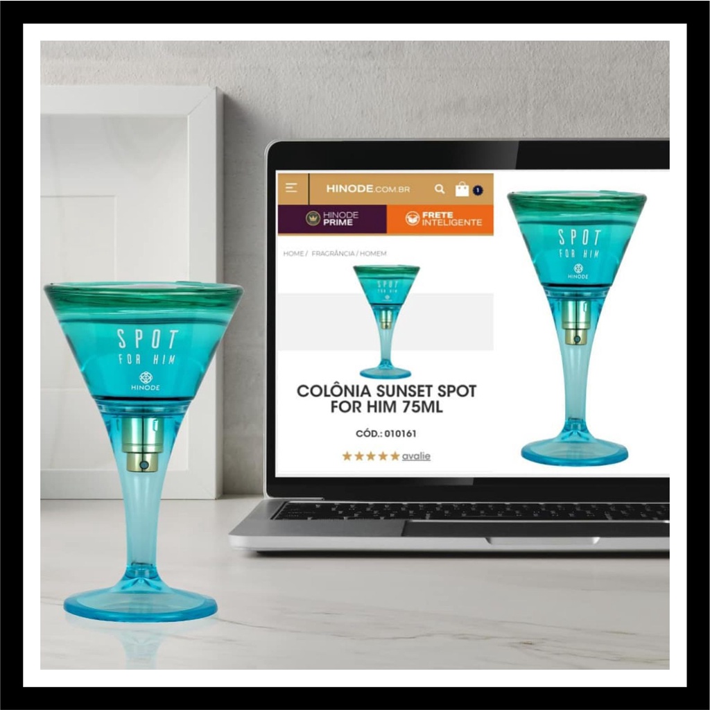 Perfume Masculino Spot Sunset for him 75ml Hinode Shopee Brasil