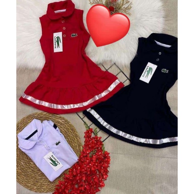 Vestido sales infantil lacoste