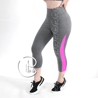 Legging Plus Size G1 G 2 e G3 Poliamida Spandex e Detalhe Colorido