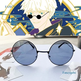 Óculos De Sol FANCY Jujutsu Kaisen Gojo Satoru Steampunk Estrutura Redonda Unisexo Cosplay Acessórios