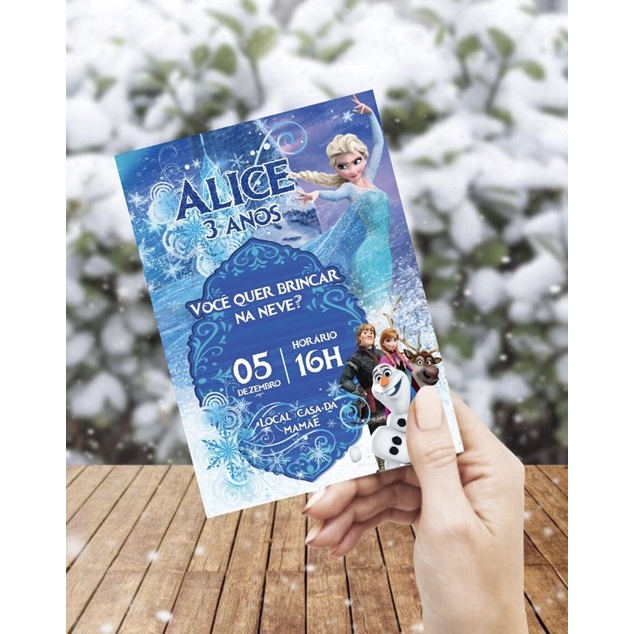 Frozen – Criativa Convites – Design & Gifts – Loja Online