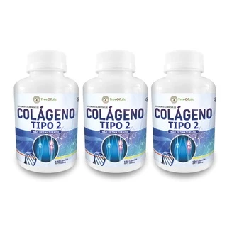 Kit 3x Colageno Tipo Ii UC 2 40mg 120 Capsulas (360 Cápsulas total)