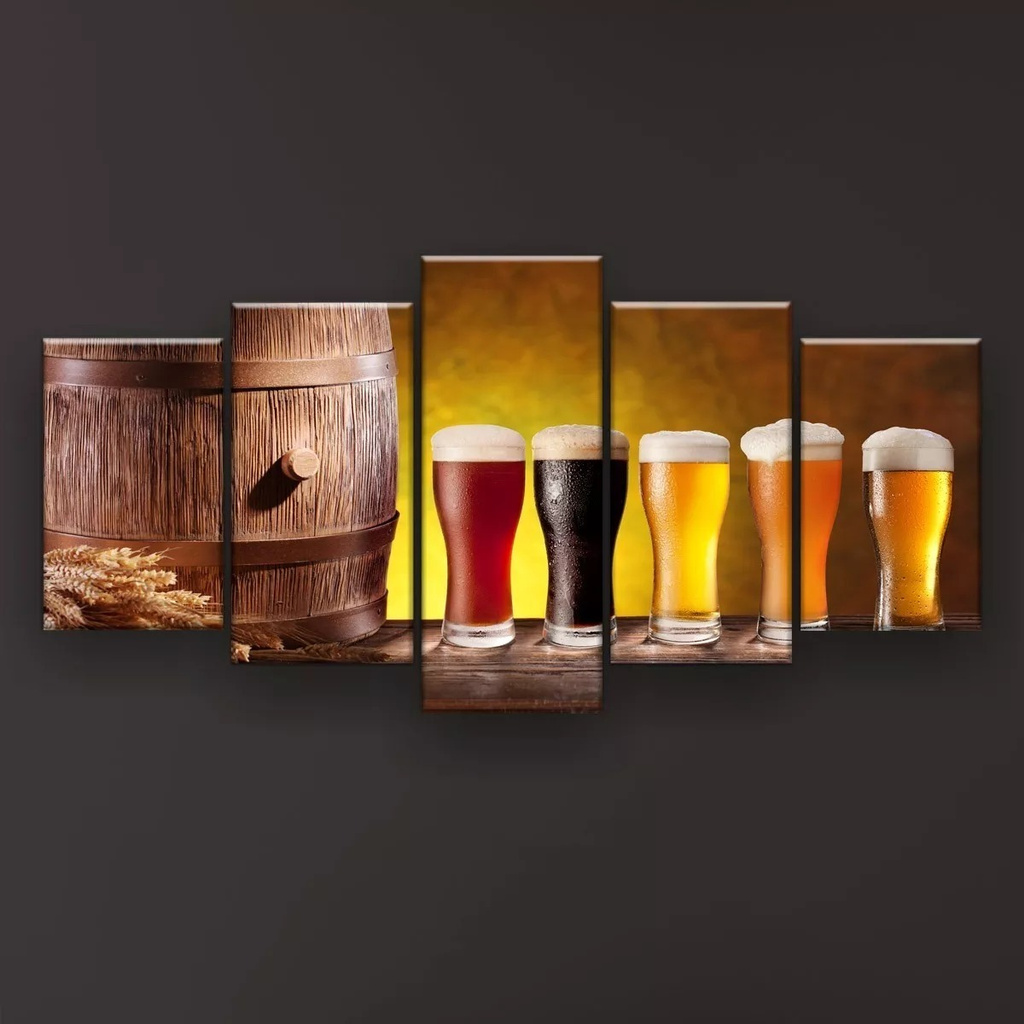 Quadro Decorativo Barril Cerveja Chopp Sala Quarto Painel Shopee Brasil