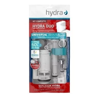 Reparo Kit Completo Duplo Acion. Caixa Acoplada Universal Deca Hydra Duo Acionamento Duplo
