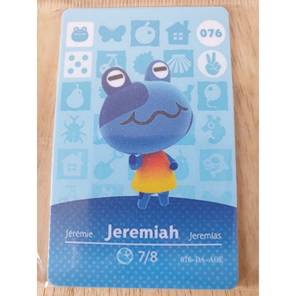 Amiibo Card Animal Crossing Series 1 (51 ao 100) Para Nintendo
