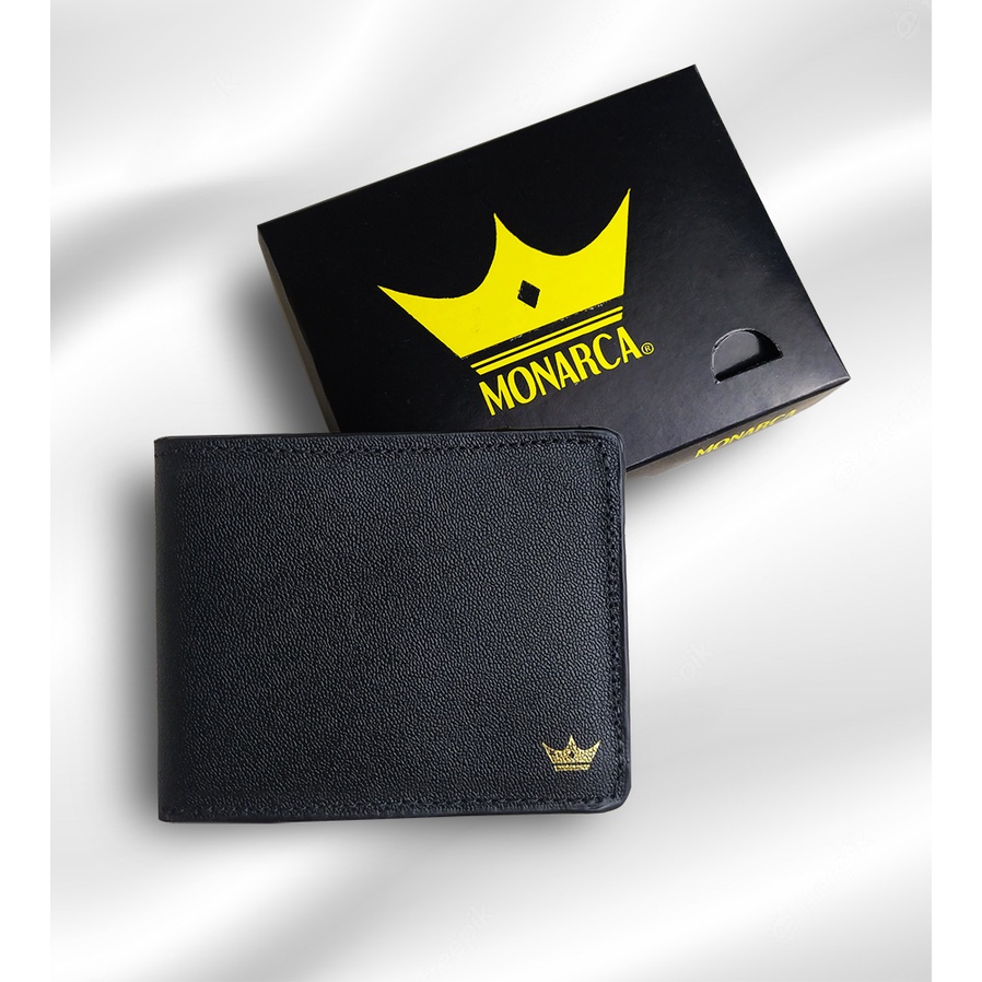 Carteira preta modelo tradicional couro legitimo masculino/feminino ...