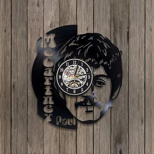 Paul McCartney - Relógio Disco De Vinil Decoração