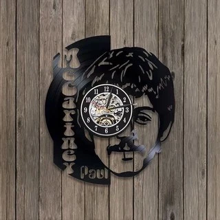 Paul McCartney - Relógio Disco De Vinil Decoração
