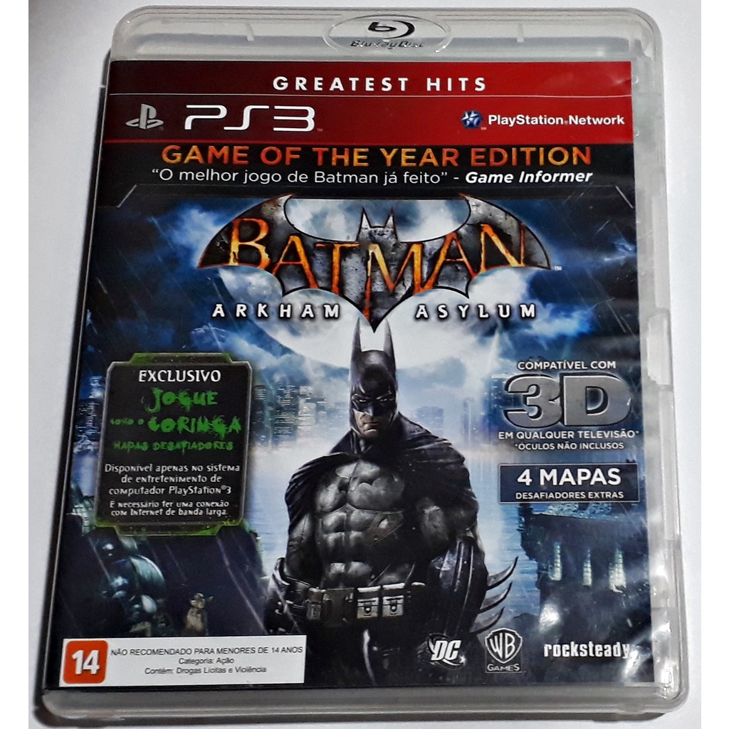 PS3 - Batman: Arkham Origins (Edição Exclusiva Brasil) - waz